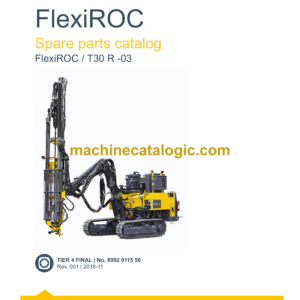 Epiroc FlexiROC T30 R-03 Spare Parts Catalog