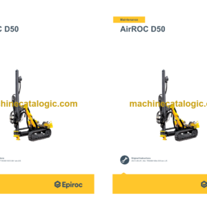 Epiroc AirROC D50 Operation and Maintenance Manual