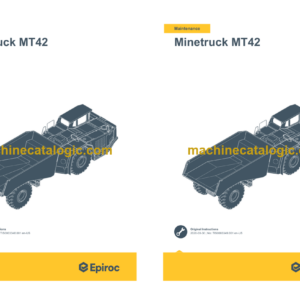 Epiroc Minetruck MT42 (Stage 5) Operation and Maintenance Manual