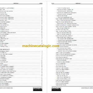 Sandvik DD321 Development Drill Rig Parts Manual