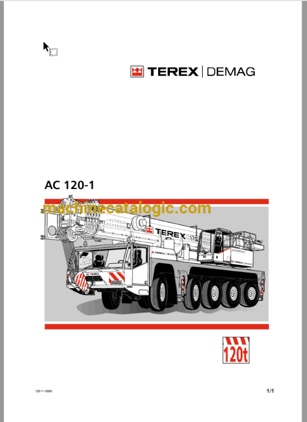 Terex AC120-1 120t Crane Operator's Manual