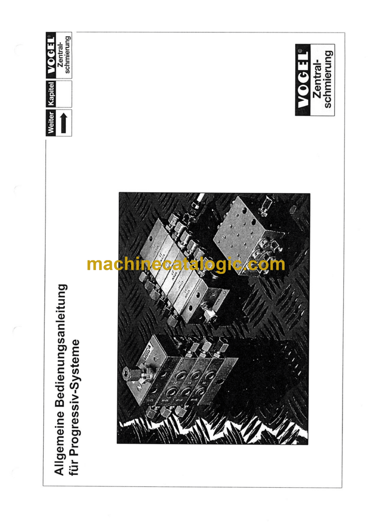 Epiroc Vogel Zentralschmierung Operation Manual