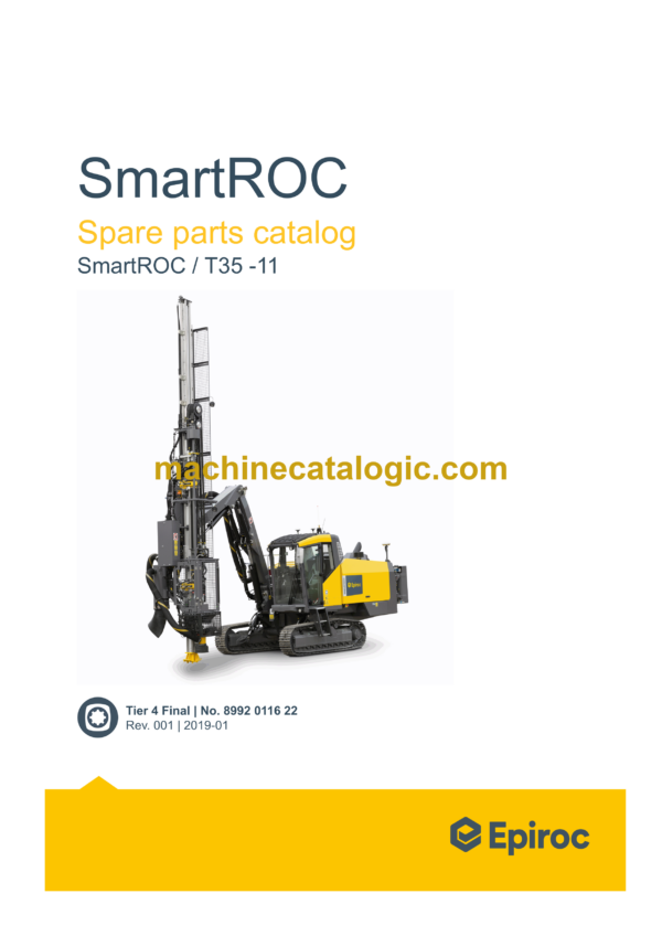 Epiroc SmartROC T35-11 Spare Parts Catalog