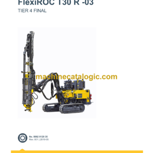 Epiroc FlexiROC T30 R-03 Tier 4 Final Spare Parts Catalog