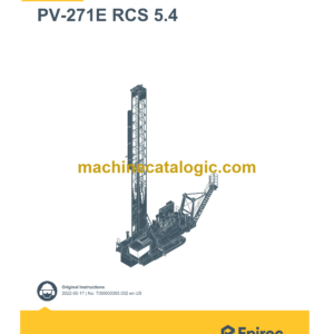 Epiroc Pit Viper PV-271E RCS 5.4 Operation Manual