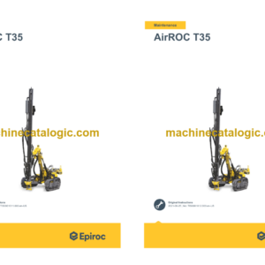 Epiroc AirROC T35 Operation and Maintenance Manual