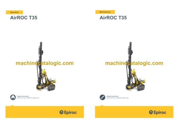 Epiroc AirROC T35 Operation and Maintenance Manual