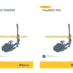 Epiroc FlexiROC D55 Stage V (CAT C13B) Operation and Maintenance Manual