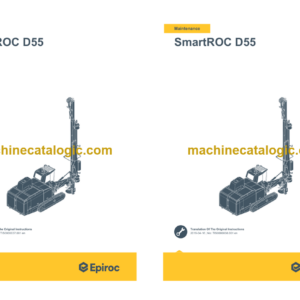 Epiroc SmartROC D55 T4 Final Operation and Maintenance Manual