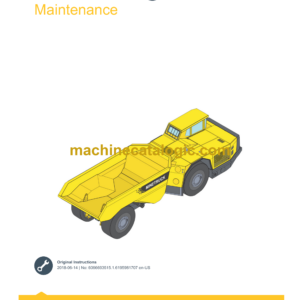 Epiroc Minetruck MT42 Stage IV Maintenance Manual