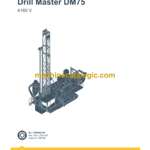 Epiroc Drill Master DM75 4160 V Spare Parts Catalog