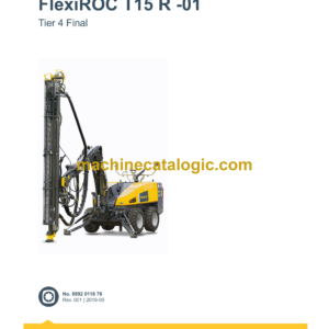 Epiroc FlexiROC T15 R-01 Tier 4 Final Spare Parts Catalog