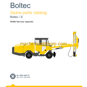 Epiroc Boltec S Spare Parts Catalog