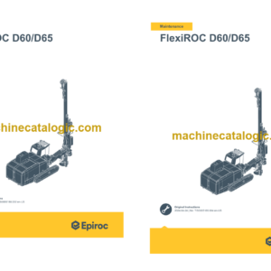 Epiroc FlexiROC D60 D65 Stage V Operation and Maintenance Manual