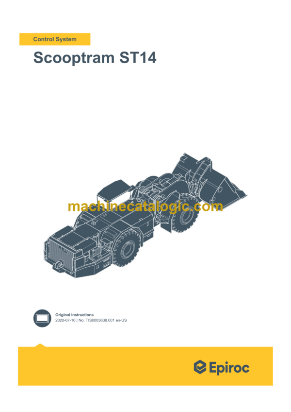 Epiroc Scooptram ST14 Battery Control System Manual