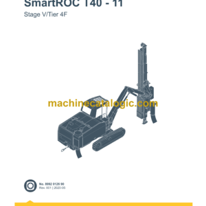 Epiroc SmartROC T40-11 Stage V Tier 4F Spare Parts Catalog