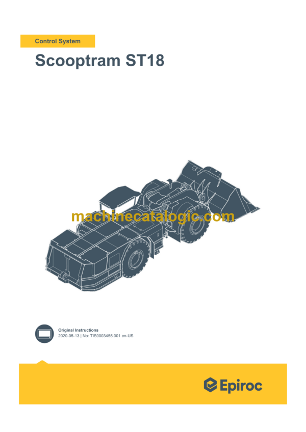 Epiroc Scooptram ST18 Control System Manual