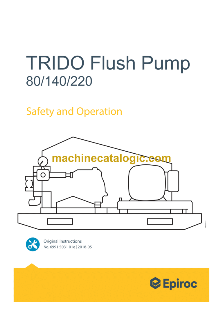 Epiroc TRIDO 80 140 220 Operation Manual