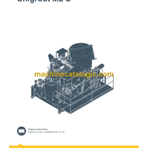 Epiroc Unigrout M2 S Control System Manual