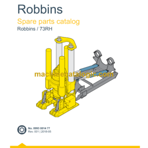 Epiroc Robbins 73RH Spare Parts Catalog