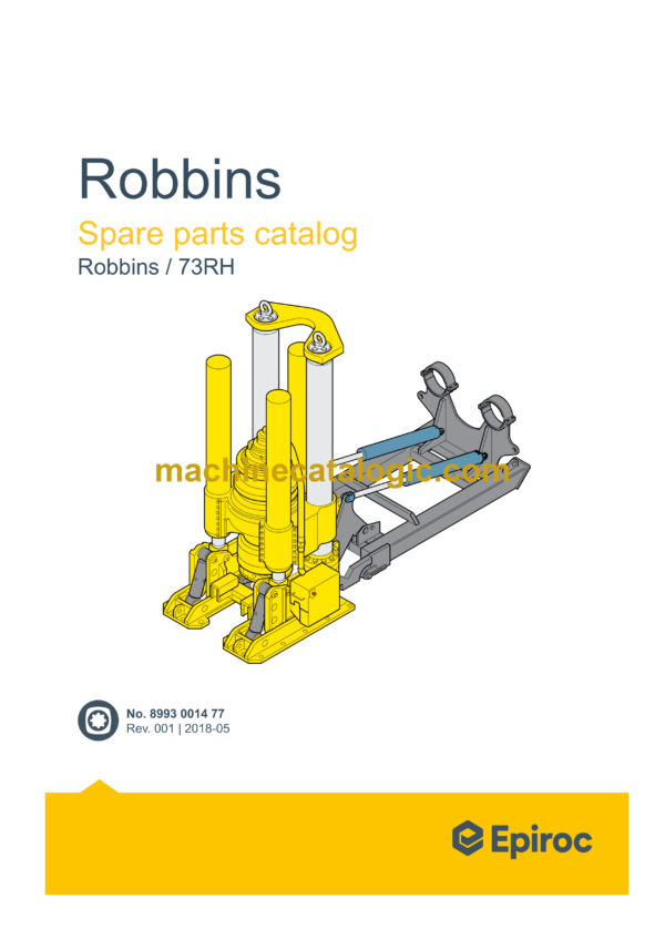 Epiroc Robbins 73RH Spare Parts Catalog