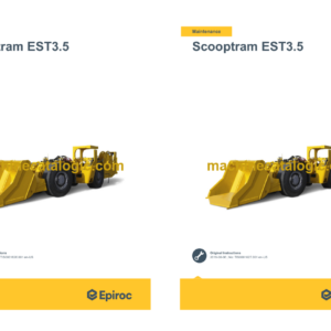 Epiroc Scooptram EST3.5 Operation and Maintenance Manual