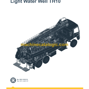 Epiroc Light Water Well TH10 Spare Parts Catalog