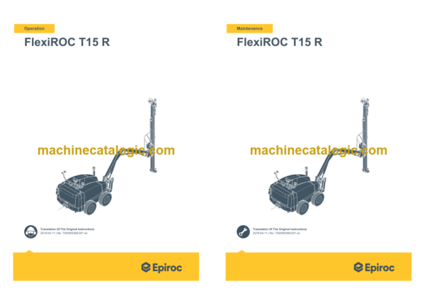 Epiroc FlexiROC T15 R Tier 3 Operation and Maintenance Manual