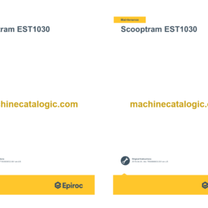 Epiroc Scooptram EST1030 Operation and Maintenance Manual