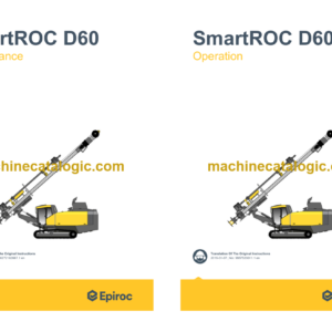 Epiroc SmartROC D60 Tier 4 Final Operation and Maintenance Manual