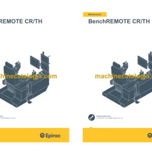 Epiroc BenchREMOTE CR TH Operation and Maintenance Manual