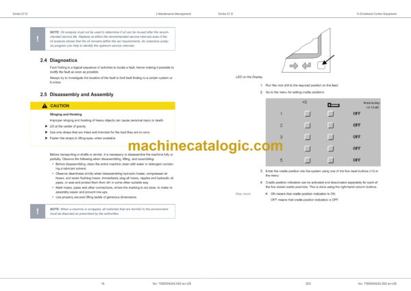 Epiroc Simba S7 D Operation and Maintenance Manual - Image 4