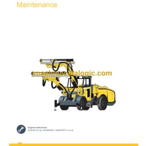 Epiroc Boomer M1 D, M2 D BUT 36 Tier 4 Final Maintenance Manual