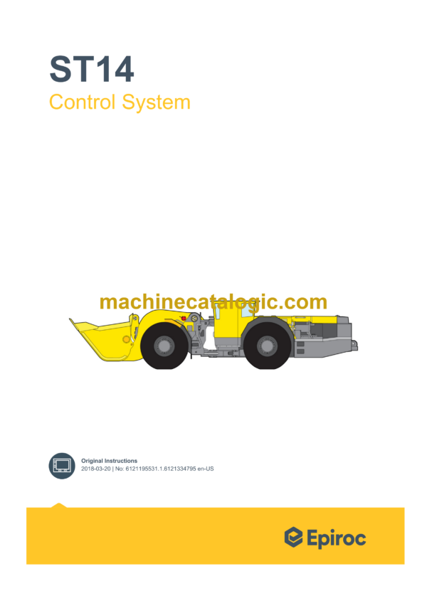 Epiroc ST14 Scooptram Control System Manual