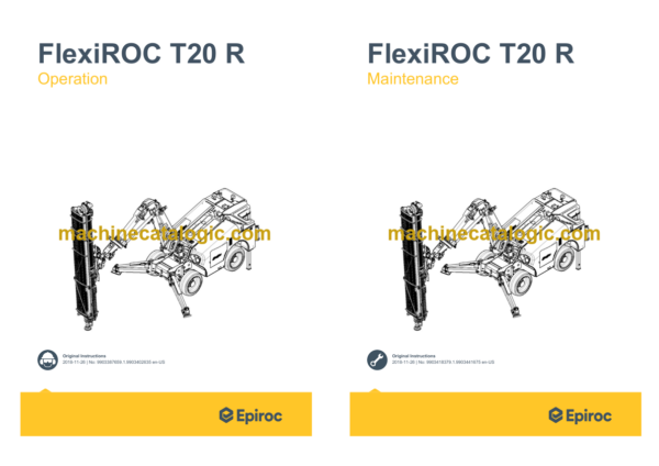 Epiroc FlexiROC T20 R Operation and Maintenance Manual