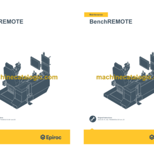 Epiroc BenchREMOTE Operation and Maintenance Manual