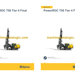 Epiroc PowerROC T50 Tier 4 Final Operation and Maintenance Manual