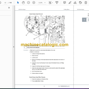 Epiroc Diamondback DB 80 Deck Engine Maintenance Manual