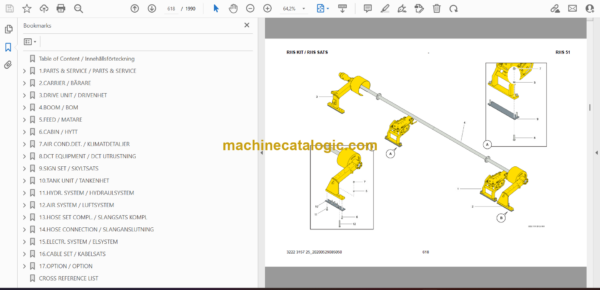 Epiroc SmartROC T40-11 Stage V Tier 4F Spare Parts Catalog - Image 2