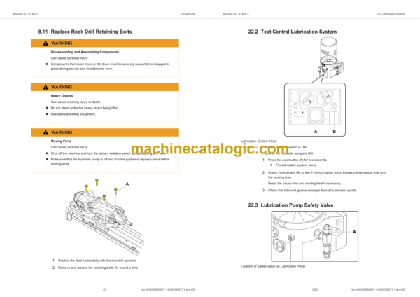 Epiroc Boomer M1 D, M2 D BUT 36 Tier 4 Final Maintenance Manual - Image 3