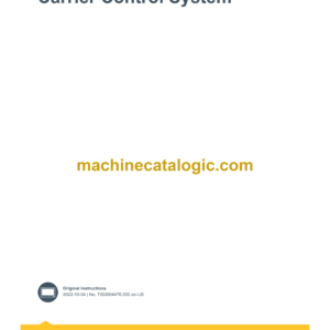 Epiroc Carrier Control System Manual