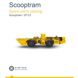 Epiroc Scooptram ST3.5 Spare Parts Catalog