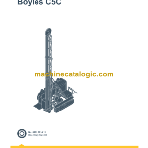 Epiroc Boyles C5C Spare Parts Catalog