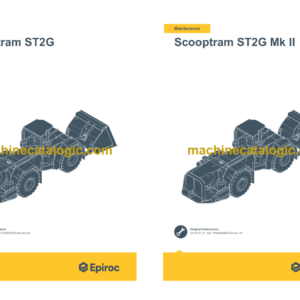 Epiroc Scooptram ST2G Operation and Maintenance Manual