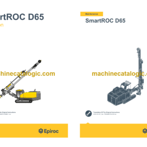 Epiroc SmartROC D65 Tier 3 Operation and Maintenance Manual