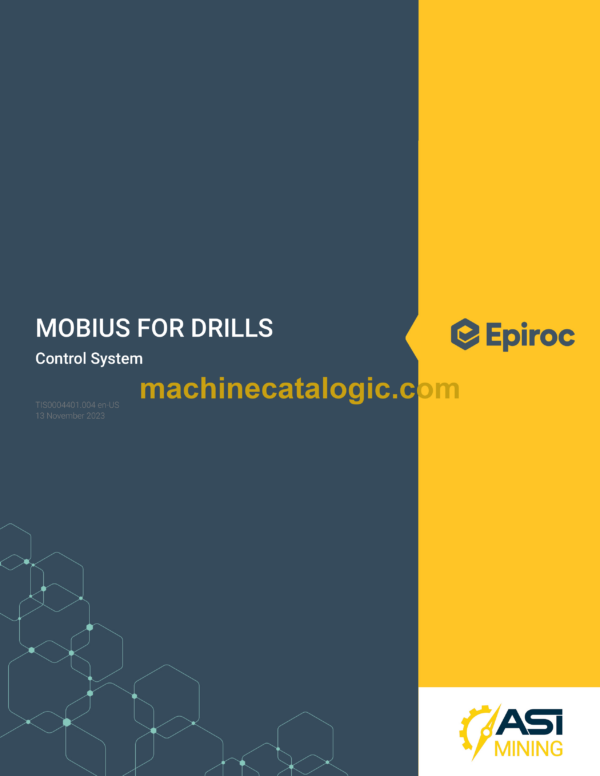 Epiroc Mobius for Drills Control System Manual