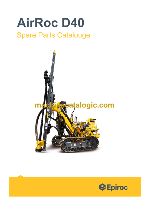 Epiroc AirRoc D40 Spare Parts Catalog