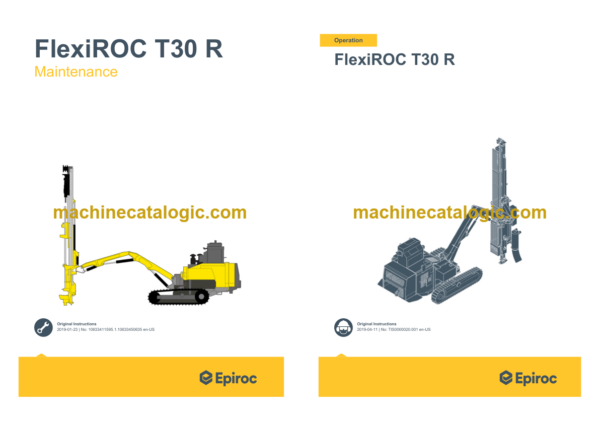 Epiroc FlexiROC T30 R Operation and Maintenance Manual