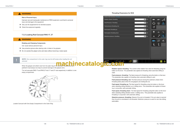 Epiroc Simba RCS 5.1 Control System Manual - Image 3