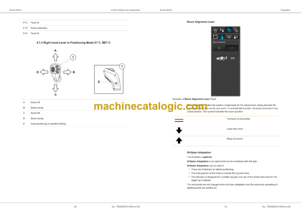 Epiroc Simba RCS 5.1 Control System Manual - Image 4